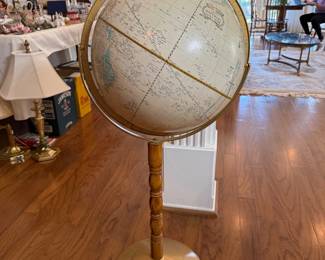 	#12	Cram's Imperial World Globe 39"H	 $75.00 				