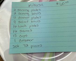 	#53	Mikasa "Labor Spring Crocus"	 $60.00 				