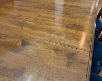 	#17	Table with 8 chairs 64-100 x42x29 with 2 leaves	 $150.00 				