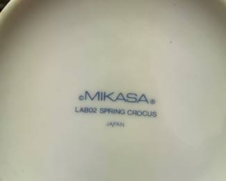 	#53	Mikasa "Labor Spring Crocus"	 $60.00 				