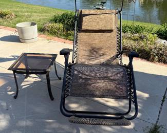 	#50	Lounge chair and side table	 $50.00 				