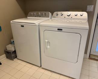 	#54	MayTag Washer  1.5 yrs old Like NEW!	 $350.00 				 	#55	MayTag Dryer 1.5 yrs old Like NEW!	 $350.00 				