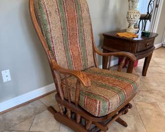 	#30	Glider Rocker 	 $50.00 				
