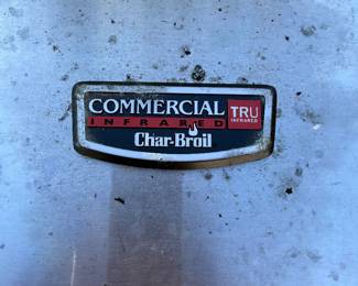	#51	Commercial Char-Broil gas grill with tank	 $50.00 	