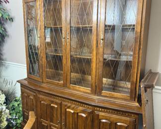 	#16	China Cabinet lighted 66x17x80	 $100.00 				