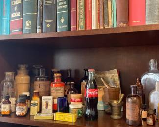 Collection of old Medicine Bottles