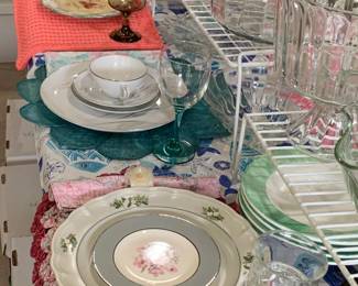 All dinner settings Sold as Sets only, including holiday themes.