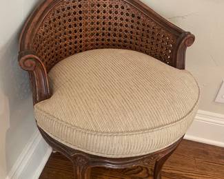  GREAT OCCASIONAL  CANE BACK CHAIR 