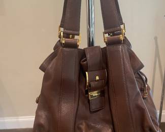 LARGE ALL LEATHER MICHAEL KORS 