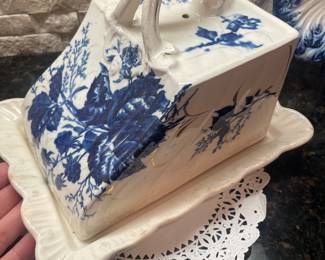 VINTAGE FLOW BLUE  - HAVE SEVERAL PIECES 