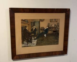 “After Dinner Rest Awhile” framed print