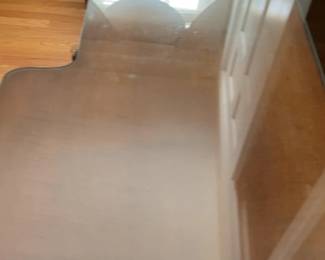 Vintage Kidney Shaped Wood Desk