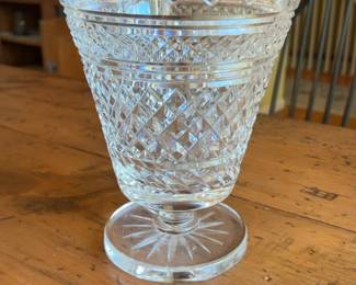 Waterford Crystal Footed Vase