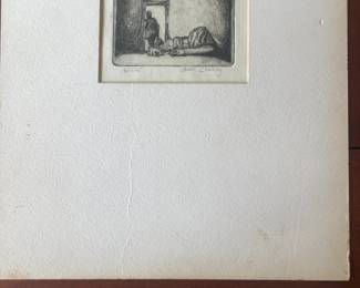 Susan Chalkley Original Signed Etching - 6/10/65