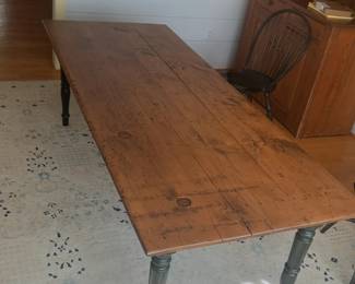Rustic Wood Farmhouse Table