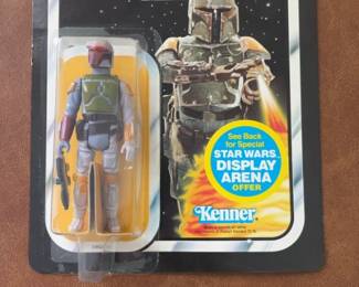 Vintage Star Wars Boba Fett Action Figure Kenner The Empire Strikes Back
