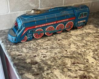 Vintage International Express Tin Litho Toy Train