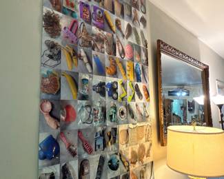 The artist was a photographer and had quite a few series with large pieces involving photographs. This is a favorite…