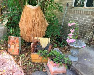 A nice box of copper pieces plus this fantastic Samoan grass skirt that can be fashioned into many things. It’s too damn heavy to wear unless you’re a large Samoan man! 