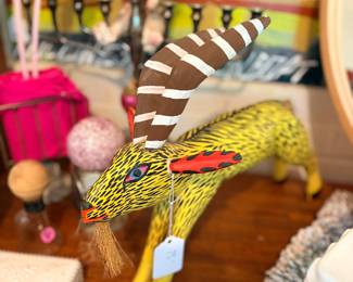 A very signed Oaxacan alebrija to add to your collection. It’s a nice size as well…