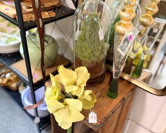 A few nice cloche type items here to display your prettiest…