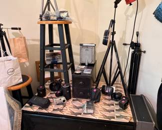 Also, quite a few camera pieces that were still left in the house…