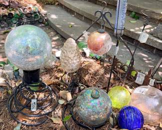 Witchy balls! Keep the bad juju away in your garden…