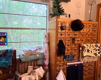 OK! We were entering the women’s room and this is one of three card catalogs that we have. We’ve sold one but two are up for grabs…