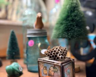 Some interesting small pieces in this collection that is next to the kitchen…. i’m thinking that be Jesus there :-)