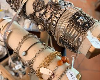 Bring on the jewelry! Lots of lovely Sterling…