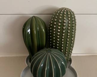 Ceramic Cactus Decor