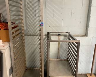 Two Speed racks for use as storage and/or transporting catering