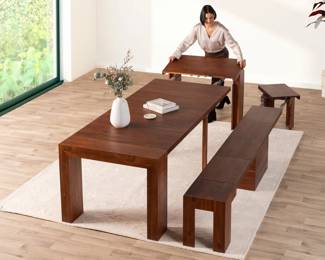 TRANSFORMER TABLE CHERRY WOOD