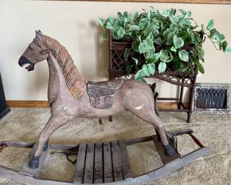 Vintage rocking horse