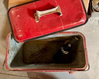 Vintage Coca Cola cooler