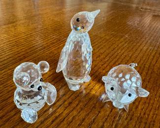 Swarovski crystal animals