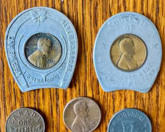 Old coins and tokens