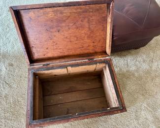Antique wooden box