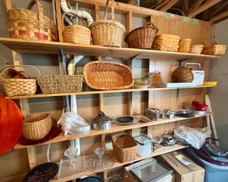 Decorative baskets including Longaberger