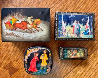 Russian lacquer boxes
