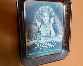 Antique Rexall metal tray