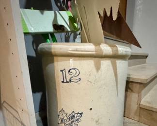 12 gal Western Stoneware crock