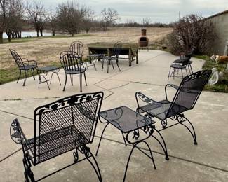 Iron patio furniture 