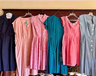 Vintage 40’s and 50’s dresses