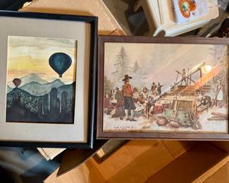 Vintage art prints 
