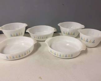 Vintage Anchor Hocking FireKing Candle Glow Bakeware