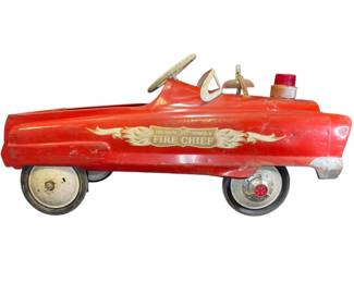 Vintage Garton Fire Chief Pedal Car