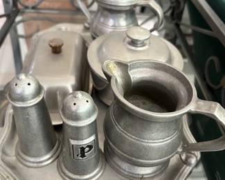 Pewter Serving Set