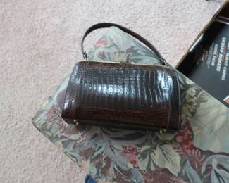 alligator purse