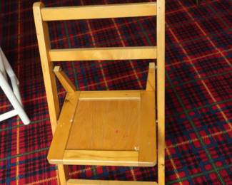 childs folding chair
